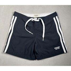 Vintage Abercrombie & Fitch Men's XL Navy Mesh Lined Board Swim Shorts Trunks